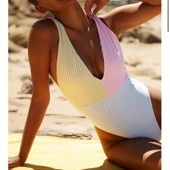 Maaji Other - LIKE NEW MAAJI KRISTI PASTEL STRIPES SWIMSUIT